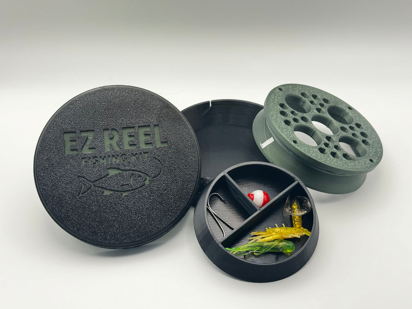 EZ Reel Fishing Kit – Pocket Size- Handline - Fishing Reel | Ultimate Compact Rodless Reel Fishing Kit for Hiking, Survival, and Travel.