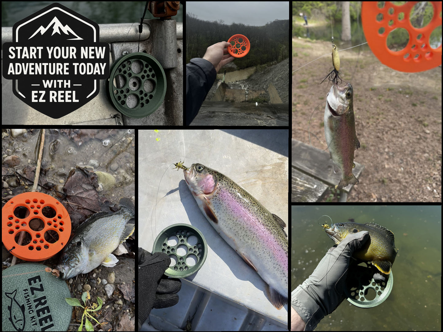 EZ Reel Fishing Kit – Pocket Size- Handline - Fishing Reel | Ultimate Compact Rodless Reel Fishing Kit for Hiking, Survival, and Travel.