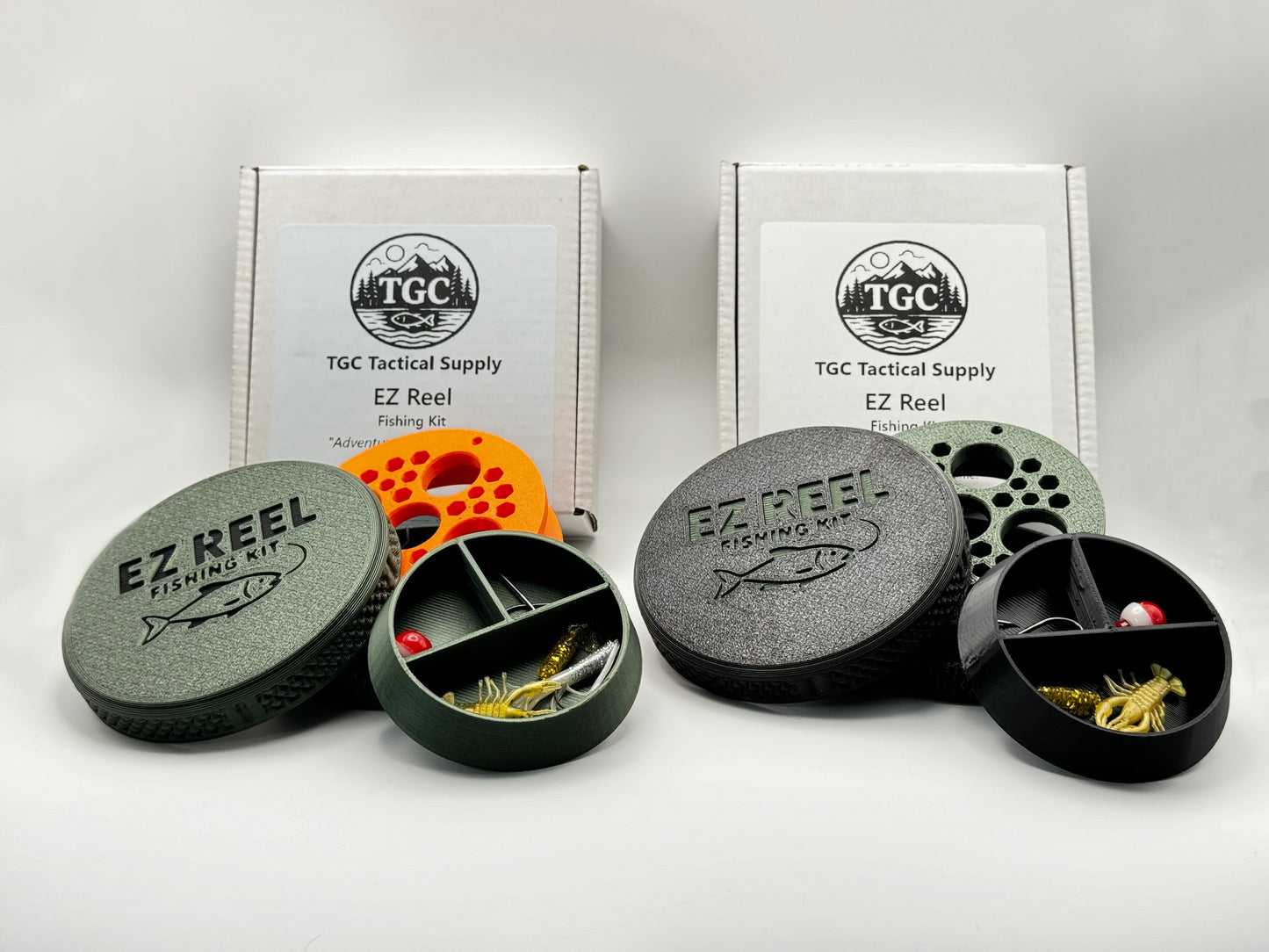 EZ Reel Fishing Kit – Pocket Size- Handline - Fishing Reel | Ultimate Compact Rodless Reel Fishing Kit for Hiking, Survival, and Travel.